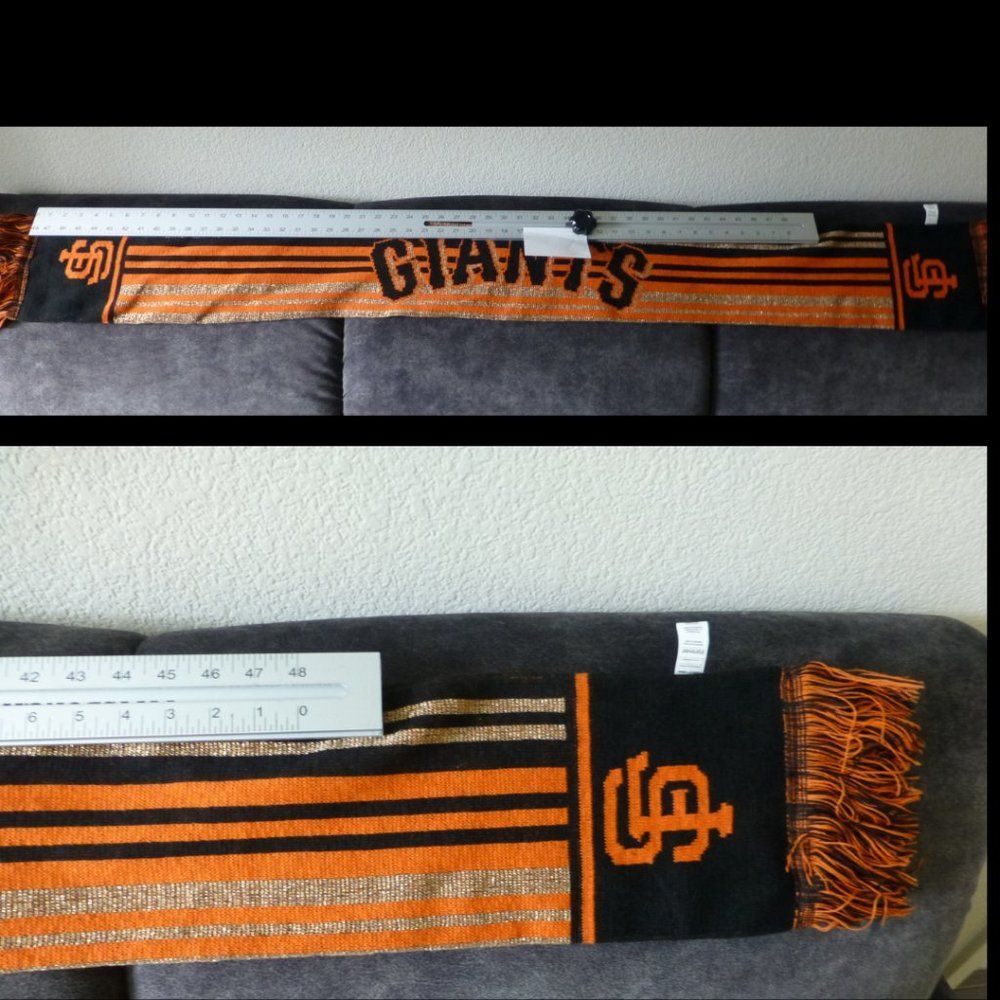 San Francisco Giants Metallic Gold Scarf - Picture 3 of 10